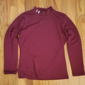 Under Armour Burgundy Long Sleeve Shirt